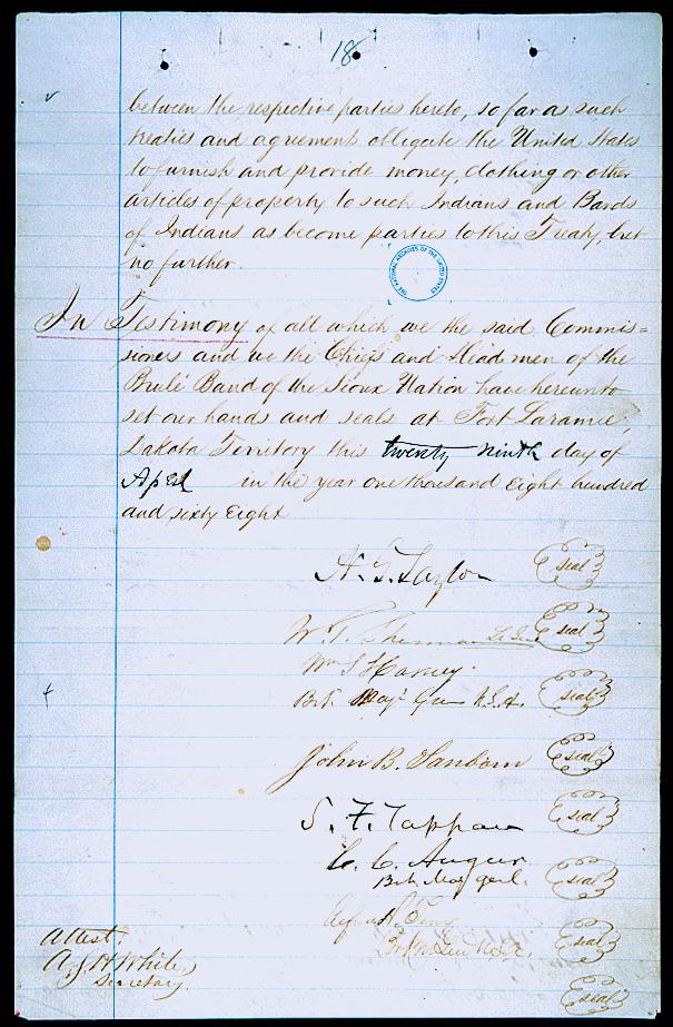 Fort Laramie Treaty of 1868, p.2